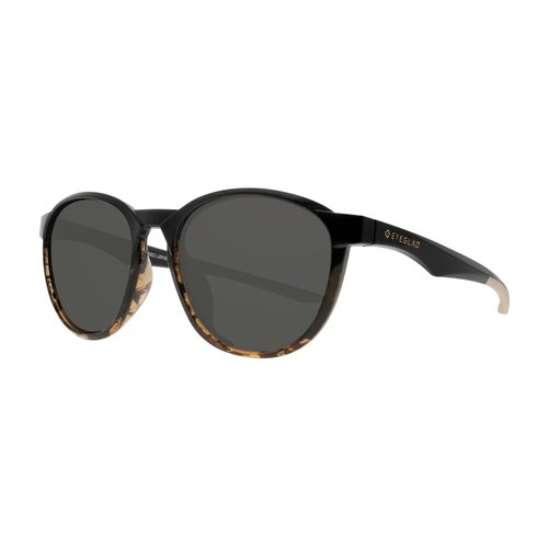 EYEGLAD Solara Retro Functional Lifestyle Sunglasses Outdoor Fishing Polarized UV400 Men Women Running Sports (Obsidian Sand)