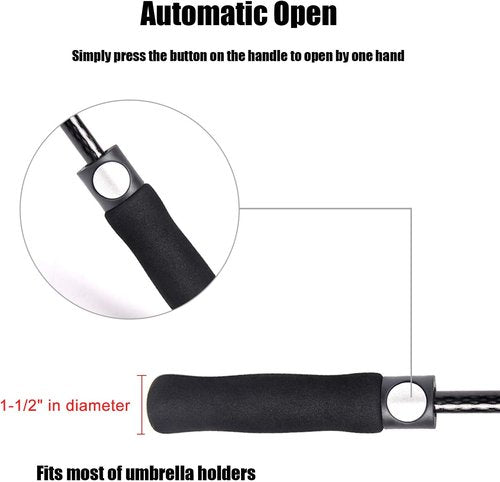 ACEIken Golf Umbrella - Extra Large 58/62/68 Inch Automatic Open | Windproof & Waterproof Double Canopy