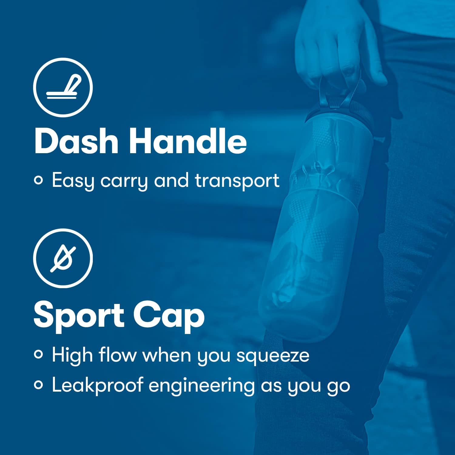 Polar Bottle Sport Insulated by HydraPak | Leak-Proof Water Bottles Keep Drinks Cool 2X Longer - 20oz & 24oz