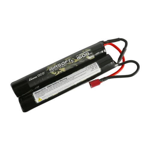 Gens ace 1600mAh 9.6V 8S1P Airsoft Nunchuck-Style NIMH Battery with T Plug