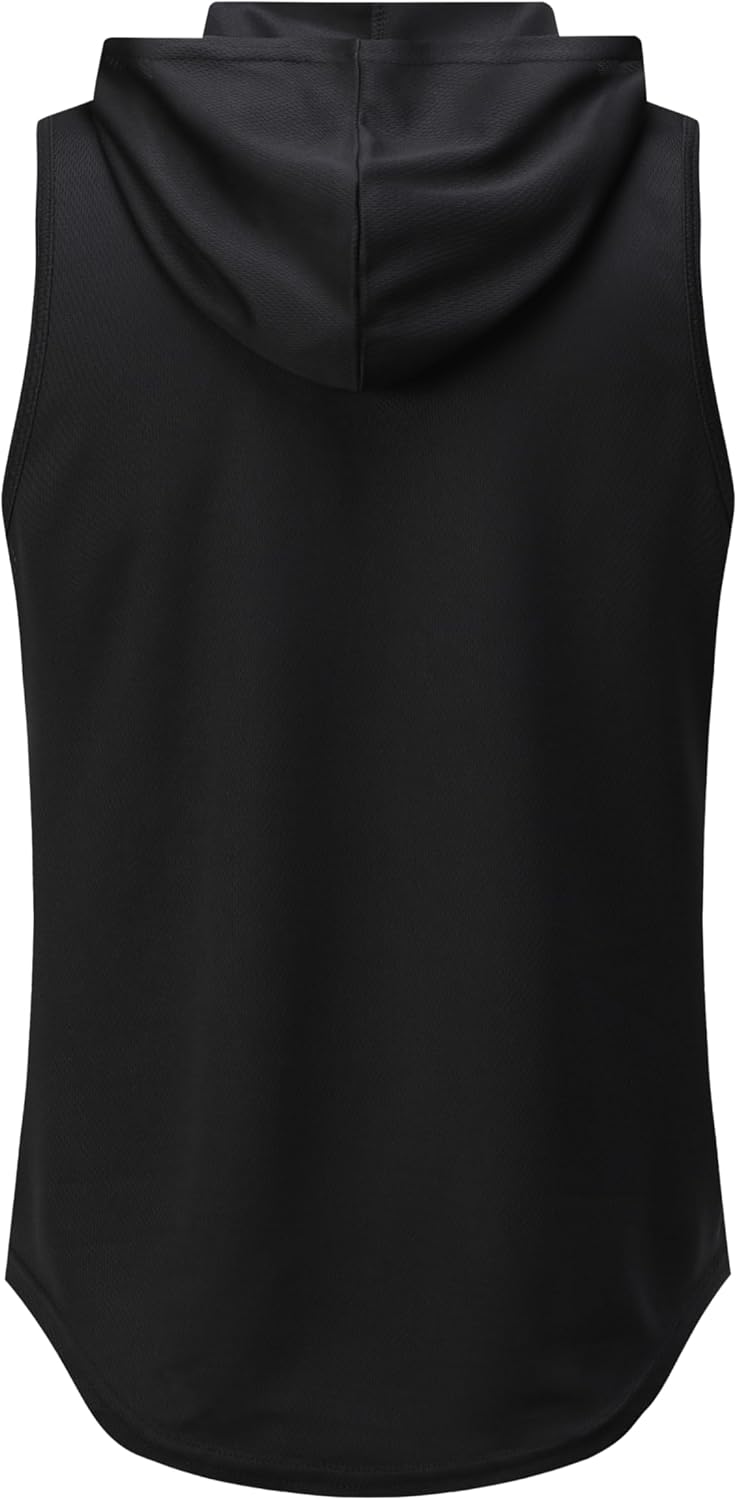 Skiennix Women's Hooded Yoga Tank Top - Quick Dry Sleeveless Running Shirt | Perfect for Gym Workouts
