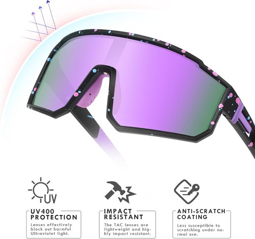 MVPTGRS Youth Baseball Sunglasses - TR90 Frame for Boys & Girls Age 8-14 | Ideal for Sports & Outdoor Activities