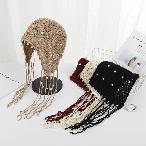 Maxpetus Handmade Crochet Hats ashion Fascinating Beanie hat Cap Cloche (Violet)