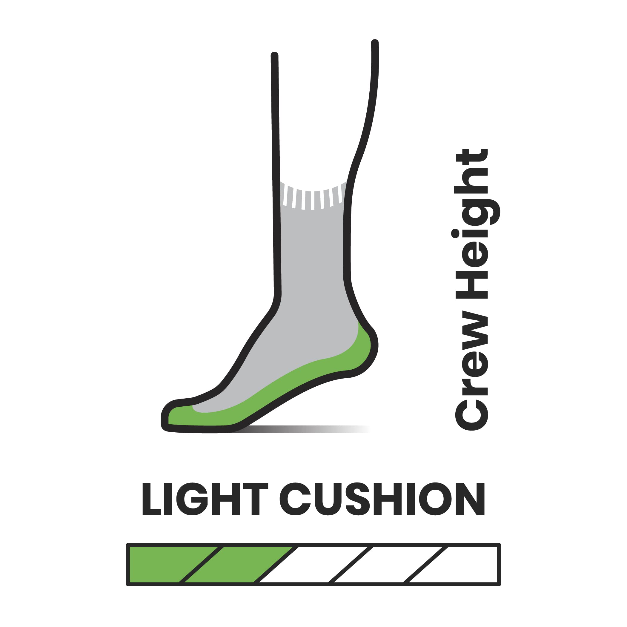 Smartwool Womens Hike Light Cushion Crew Socks Frosty Green Medium