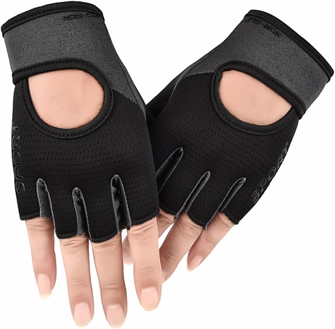 Skiennix Workout Gloves - Lightweight Anti-Slip Gym Gloves for Weight Lifting & Cycling | Unisex Design