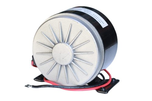 TRKIMAL Small Brushed Permanent Magnet Electric Motor, 24V DC 250W/350W 2750RPM Brushed Electric Motor, for Wind Turbine PMA E Scooter Drive Speed Control (250W)