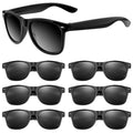 ASTARON Black Novelty Sunglasses Bulk, 6 Pack Black Novelty Sunglasses Party Favors for Summer Beach Pool Wedding Party,Great Gift for Pool, Birthday Party Supplies Goody Bag Favors