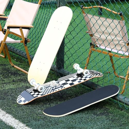 Meooeck 6-Pack Blank Maple Skateboard Decks 28 x 8 Inches - Model: THIS listing variation 6