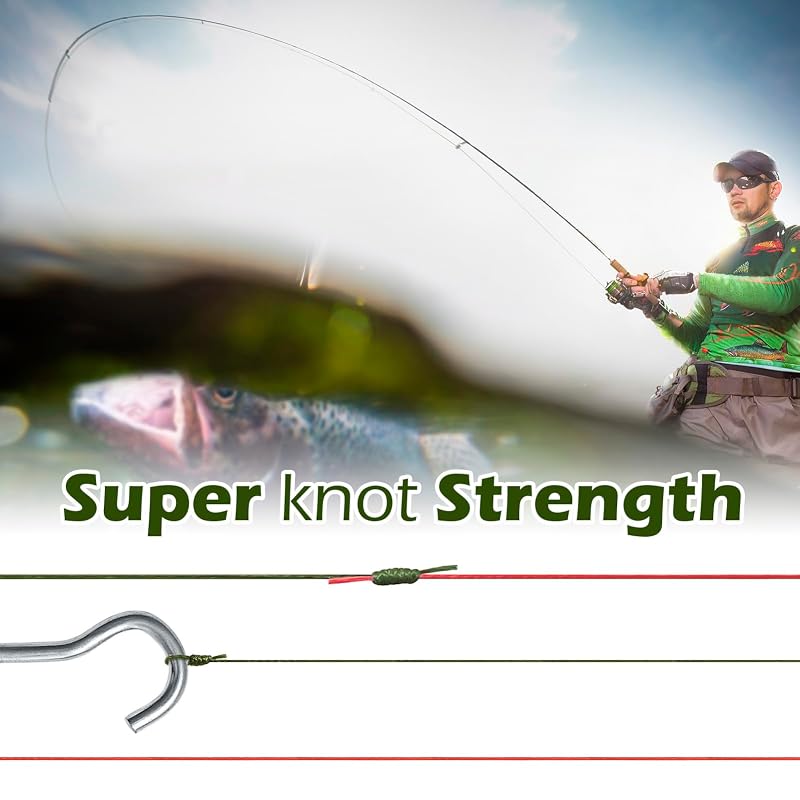 Ashconfish 8-Strand Braided Fishing Line 1000M (328Yd) Abrasion-Resistant Zero Stretch