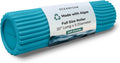 Oceanfoam Soft Tidal Roller - Miami Blue Low Density Foam Roller for Therapy & Exercise | 20" x 5" Wave Textured
