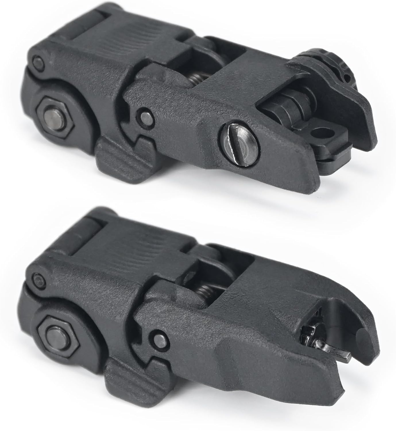 Skiennix Nylon Flip Sights - Front & Rear Installation on Picatinny/Weaver Rail