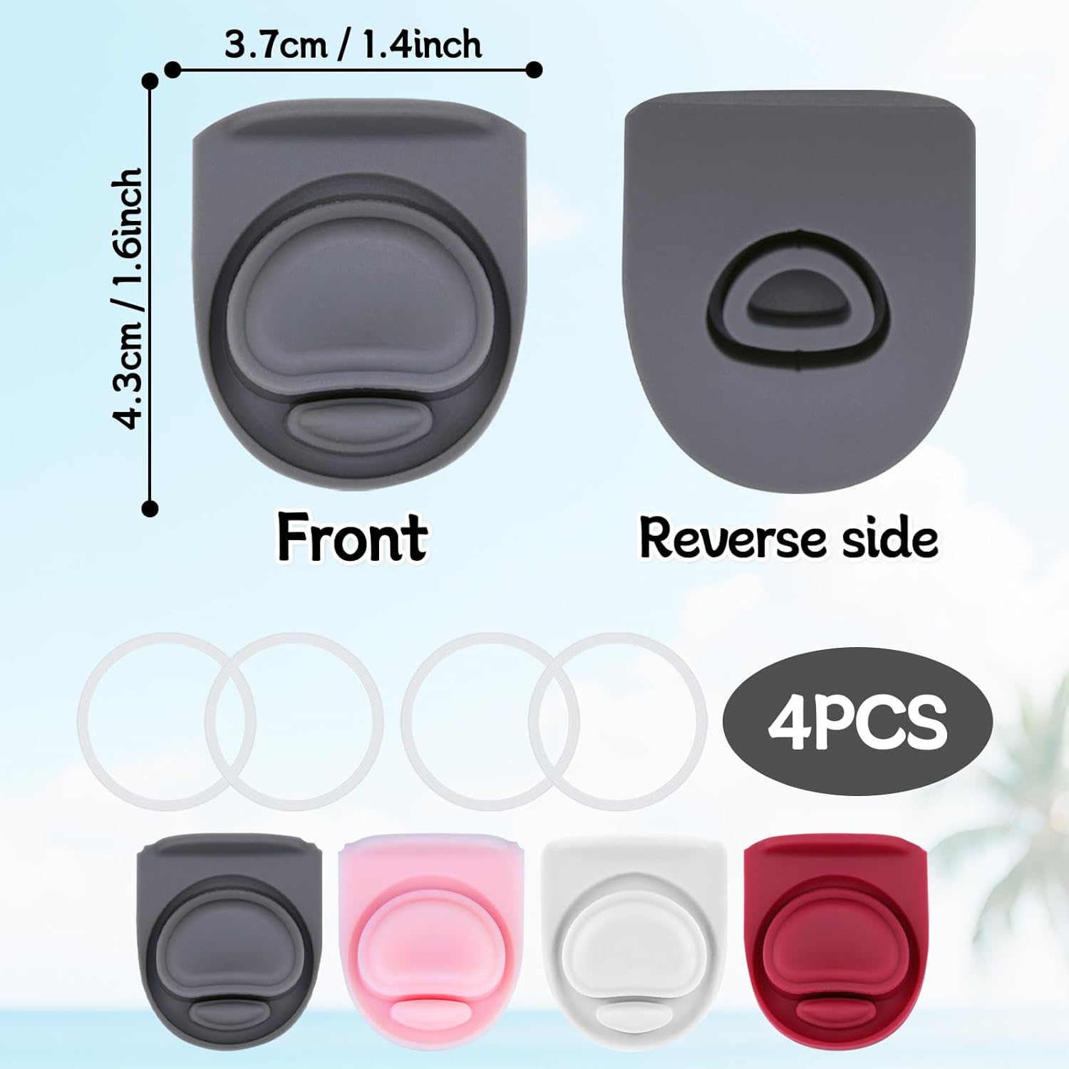 Owala | Replacement Lid Rubber Seal Stopper & O-Ring Gasket Set - Fits 16/19/24/25/32/40 oz Water Bottles