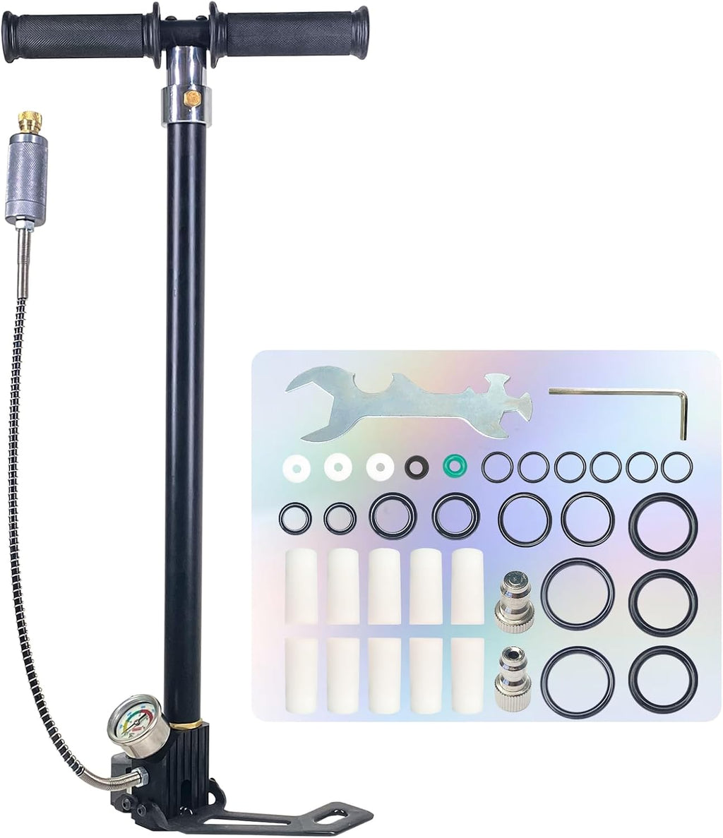 PCP Air Pump - High Pressure Hand Pump 4500 PSI | 4 Stage Airgun Filling Pump for 30 MPA Air Rifles