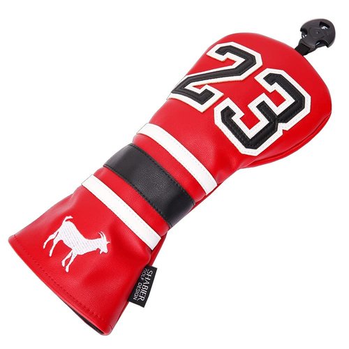 SHABIER Golf Sports Style Golf Wood Club Headcover Driver Cover for Taylormade M5 M6 Driver (Red 23 Fairway Cover)
