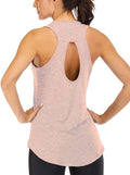 ICTIVE Yoga Tops for Women - Backless Sleeveless Workout Tank with Keyhole Design | Loose Fit