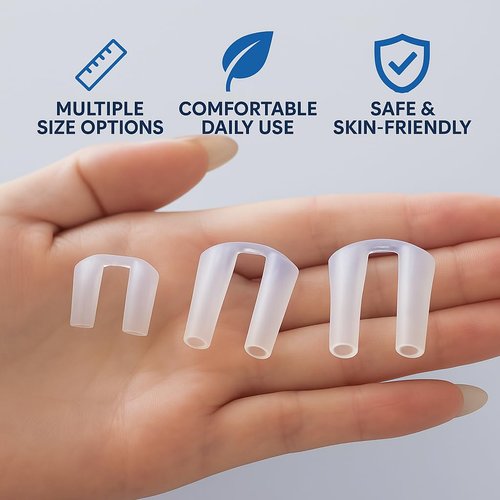 AIR VITALITY Nostril Retainer — Small Size 7 — Soft Hypoallergenic Silicone — Light Nose Splint-Like Support for Post-Rhinoplasty Comfort — Made in Türkiye