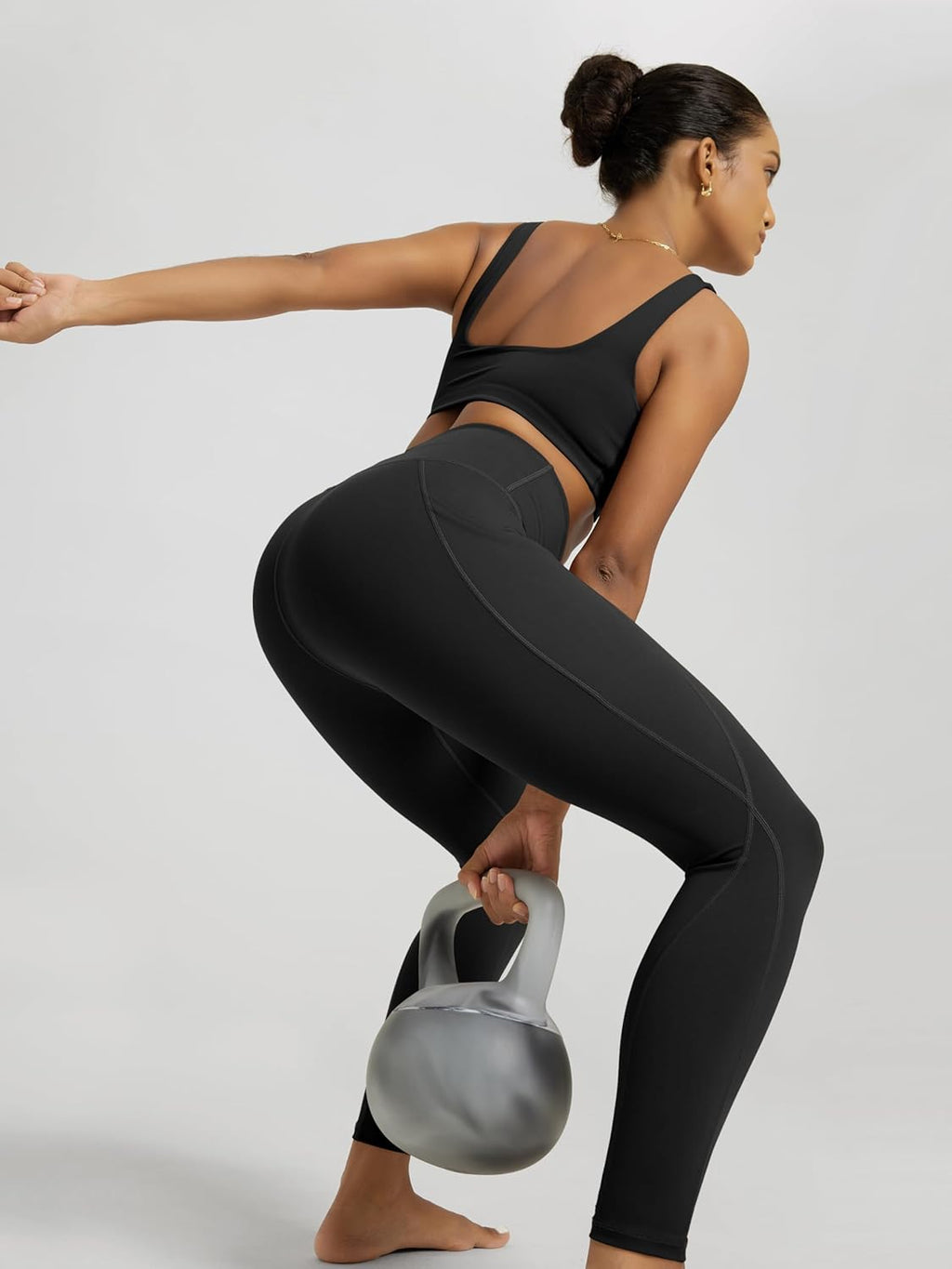 ODODOS Women's High Waisted Yoga Leggings - Tummy Control, Non-See-Through, with Pockets | Perfect for Workouts