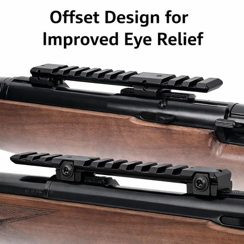 Gotical 11mm Dovetail to 20mm Picatinny Weaver Rail Mount Adapter 10 Slots Tactical Aluminum Alloy for Air Gun Rifle Scope (Pack of 1-10 Slots Rail Only)