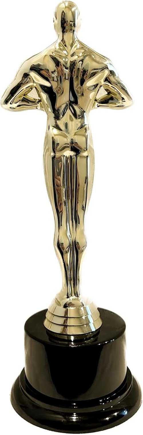 Achievement Gold Toned Award Trophy - Customizable 10.625" for Ceremonies & Celebrations