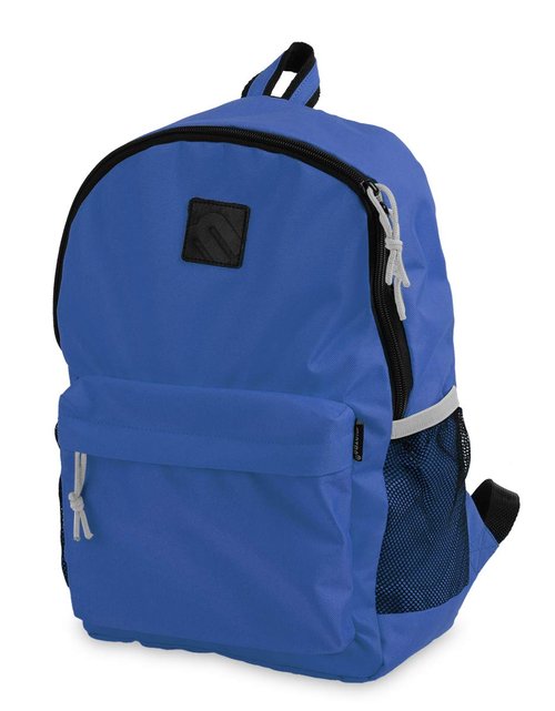 Mintra Office Backpack, Water-resistant Everyday Bag with Adjustable Straps, Unisex Backpack for Travel, College, Multi-Compartments with Secure Zippers, Blue, 15L Small, 10" W x 14.17" H