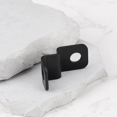 YINETTECH 2pcs M8 Mini Motorcycle Turn Signal Indicators Lights Bracket for Motorcycle Black