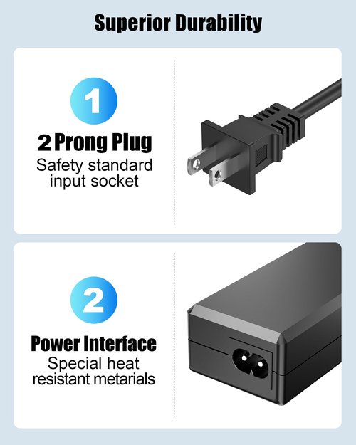 WUKUR 42V for Hiboy Electric Scooter Charger Compatible with Hiboy S2 Pro, S2 Lite, S2, KS4, KS4 Pro, NEX, NEX3, NEX5, Max, Max3, Max V2 Electric Scooter Foldable e-Scooter Power Supply
