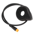 Luatoxry Electric Bike Pedal Assist Sensor, 12 Magnets Electric Bike Pas Sensor, PC Plastic Bicycle Assist, Left Side Dual Hall Bike Speed Sensors for Electric Bicycle, DC4.5-6V