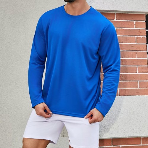 LeeHanTon Men's Sun Protection Hoodie - UPF 50+ Long Sleeve Athletic Shirt for Fishing & Hiking
