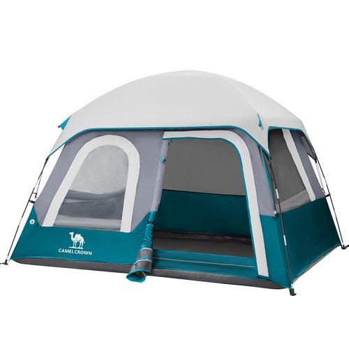 CAMEL CROWN 3/4 Person Tent Waterproof Lightweight Portable Backpacking Tent for Outdoor Camping Hiking