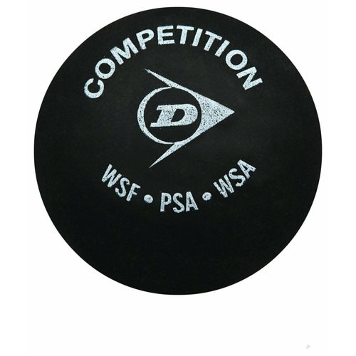 DUNLOP Competition Squash Balls, Yellow Dot (3 Ball Tube)