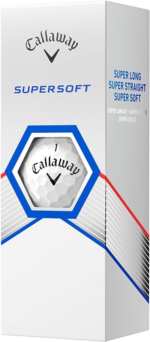 Callaway Supersoft Golf Balls - Exceptional Distance & Soft Feel | 12-Pack White