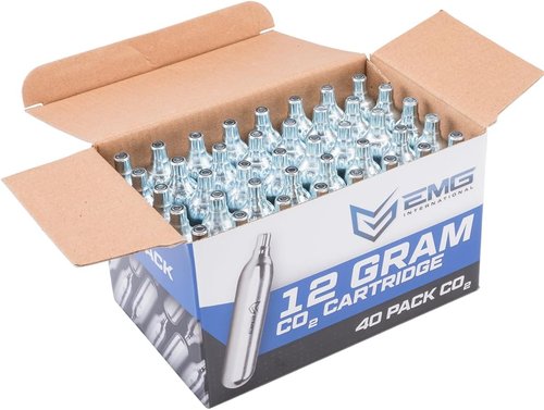 Evike - 12 Gram CO2 Cartridge | Perfect for Airsoft and Air Guns - Reliable Performance
