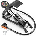 Mercury Portable Bike Floor Pump - Accurate Pressure Gauge & Smart Valves for Bicycles, Cars, & More