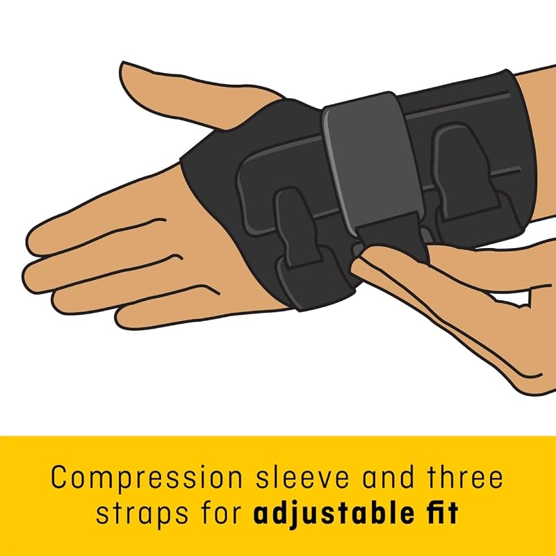 FUTURO Compression Stabilizing Wrist Brace - Breathable, Small/Medium