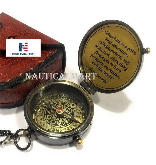 Eagle Compass Engraved Vintage Ship Functional Gift Compass Baptism Collectible Gift, Perfect for Christmas & Holiday Gifting