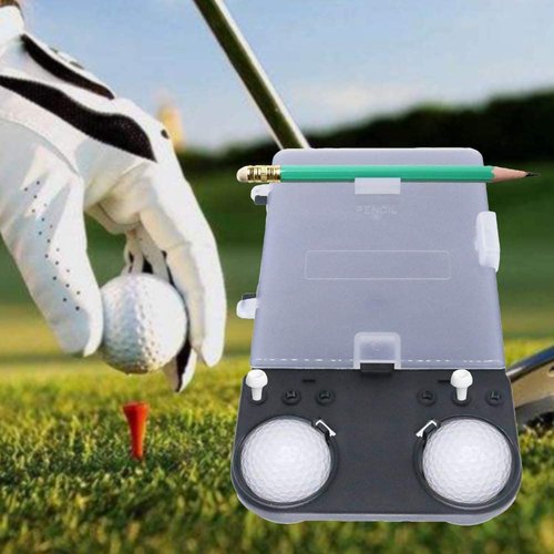 1Pc Golf Score Card Holder Kit for GOF Cart Multi-Function Scoreboard Score Card Board