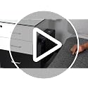 Biometric Slider Gun Safe with Display - 3 Access Methods Bedside Mount