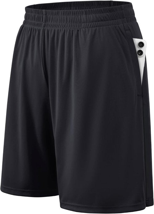 BALENNZ Athletic Shorts - Quick Dry Activewear for Men with Pockets & Elastic Waistband