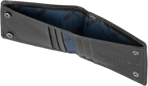 Harley-Davidson Genuine Leather RFID Blocking Wallet - Stylish & Secure Design for Men