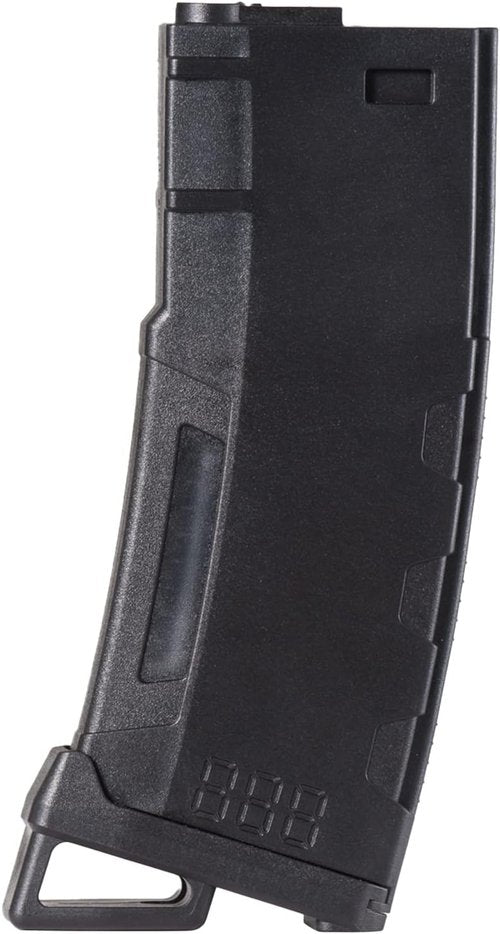 Lancer Tactical Airsoft Magazine - High-Speed MidCap with 130 Round Capacity & Transparent Window