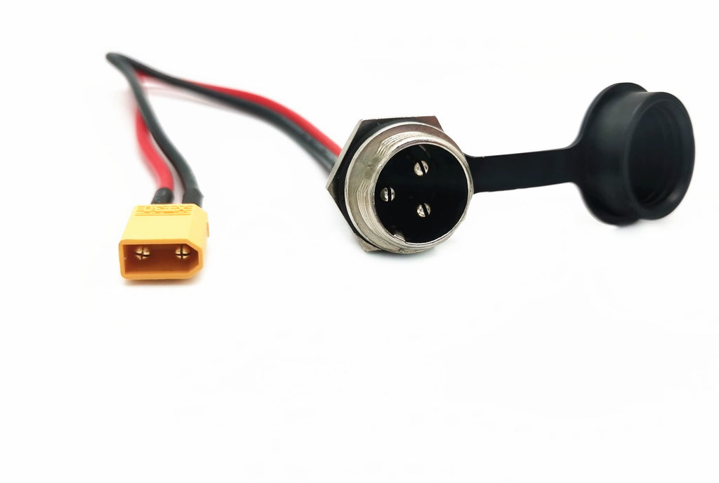 Universal 3 Pins Charging Port for Zero 8 9 10 8X 10X 11X Speedual Grace Vsett 8 9 10 Electric Scooter Socket Plug Connecting