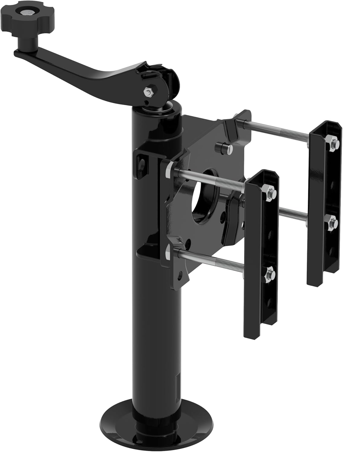 Swivel Bolt-On Trailer Jack - 10" Vertical Movement with Mounting Hardware | 1000 lbs Capacity