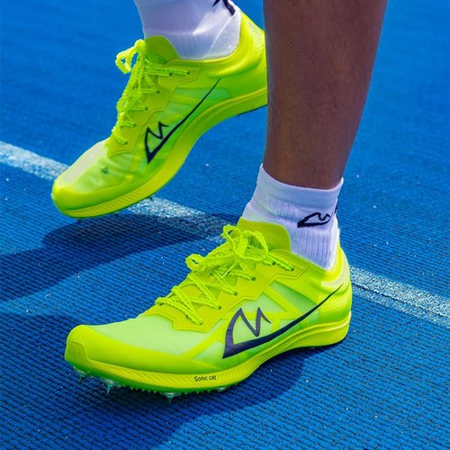 Track and Field Shoes for Men Women Kids Boys Girls Spikes Sneakers Track Race Jumping Track Shoes Professional Running Full-Length Carbon Plate Track Spikes Shoes (Green, Adult, Men, 8, Numeric, US Footwear Size System, Medium)