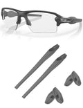 Replacement Earsocks & Nosepieces Rubber Kits for Oakley Flak 2.0 OO9295|Flak 2.0 XL OO9188 Sunglass - Grey