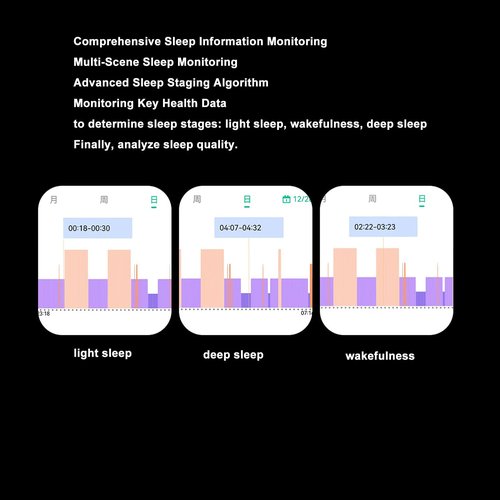Sanpyl Health Ring Smart Ring, Bluetooth Fitness Sleep Heart Rate Smart Ring, Health Ring to Monitor Fitness, for JYouPro (8)
