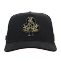 Ferreti Hats FT117 Black Clover Hat - Premium Black Clover Hats for Men and Women, Black Snapback Hat, Ball Caps for Men for Any Occasion, Clover Trucker Hat, Gorra para Hombre Ajustable