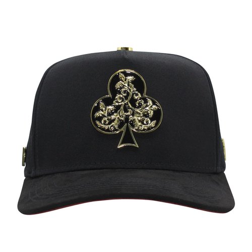 Ferreti Hats FT117 Black Clover Hat - Premium Black Clover Hats for Men and Women, Black Snapback Hat, Ball Caps for Men for Any Occasion, Clover Trucker Hat, Gorra para Hombre Ajustable