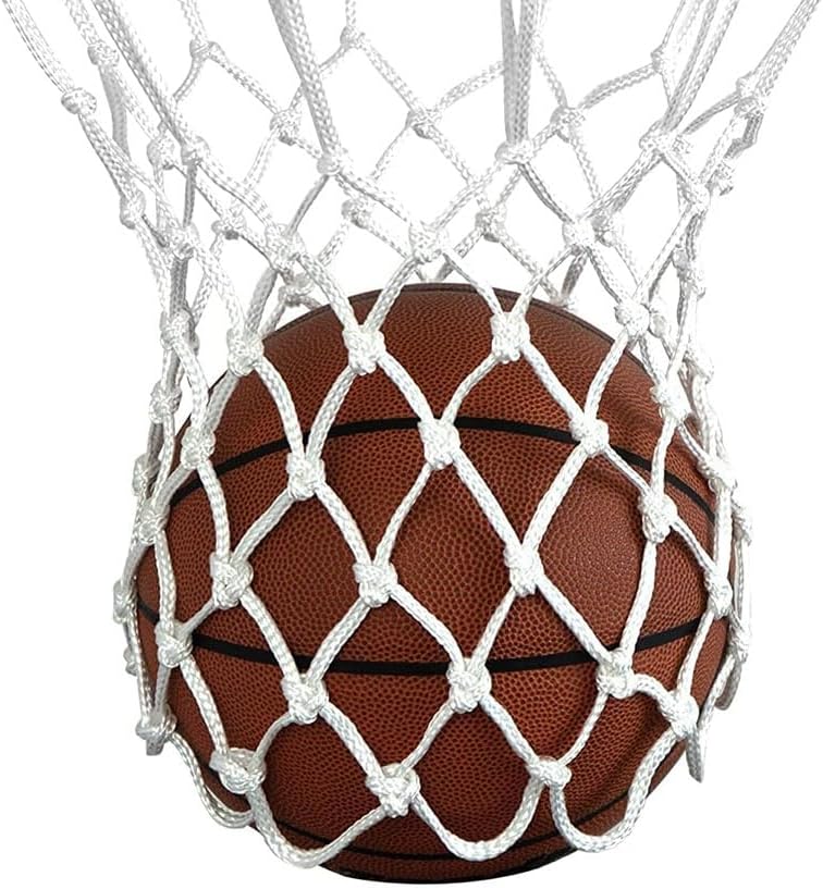 Skiennix Heavy-Duty Basketball Net - 8 Loops, All-Weather Design for Indoor/Outdoor Rims