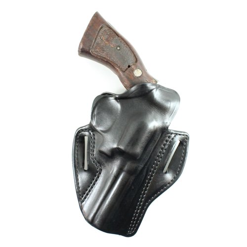 DeSantis Speed Scabbard Holster - OWB Holster for Men and Women, Leather Pistol Holster, Compatible with S&W Governor 2 3/4" - Right Hand Draw, Black