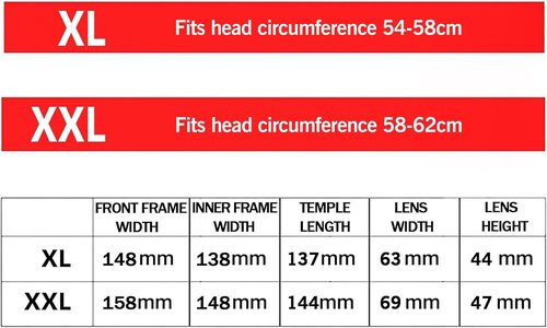 MAXJULI Polarized Sunglasses - UV 400 Protection for Big Heads | Stylish and Comfortable 8125